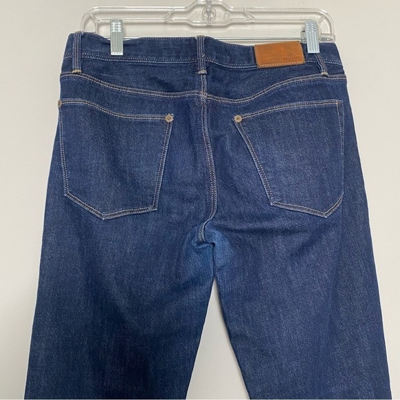 Madewell Dark Wash Zipper Ankle Mid-rise Jeans, Size 28 - Picture 9 of 14